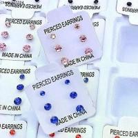 ราคา ต่างหูพลาสติกพลอย3คู่ 3ขนาด พร้อมแป้น ต่างหูก้านพลาสติกหัวพลอยเทียม ต่างหูพลาสติกฝังพลอยเทียมพร้อมแป้น ไม่ก่ออาการแพ้ cluster engagement ring เครื่อง เจาะหู jewelry mystery j (1731476657528407738)