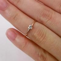 ราคา แหวนผู้หญิง บาง ลิงหยู มินิมอล บางเฉียบ วงกลมเรียบง่าย รูปหัวใจ ฝังเพทาย ชุบโลหะ เครื่องประดับขายดี dainty ring tiny ring แหวน พลอย 1 สลึง (1731803818828204421)