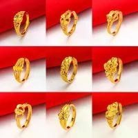 ราคา เครื่องประดับแฟชั่นสตรี ชุบทอง 24K ปรับได้ ชุบทองกุหลาบ แหวน พลอย (1731167945639823579)