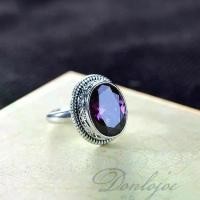 ราคา แหวนอเมทิสต์ สไตล์วินเทจ เงิน ชาติพันธุ์ ปรับได้ สง่างาม พลอย แฟชั่นบุคลิกภาพ (1732106963777653566)