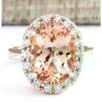 ราคา แหวนเพชรสำหรับผู้หญิง, LUBIK, 14K โรสโกลด์, หินสีแชมเปญบุษราคัม, เครื่องประดับ, Bizuteria, ทองและเงินแท้, พลอย (1731883168626345536)