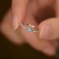 ราคา แหวนเงิน 925 สำหรับผู้หญิง ดีไซน์เฉพาะ Ins ประณีต บุคลิกภาพ เกล็ดหิมะบุษราคัม ปรับได้ เปิด แหวนนิ้วชี้อเนกประสงค์ แหวน พลอย เสริมดวง สีส้ม แหวน วองโกเล่ ของ แท้ แหวน พระพิฆเนศ แหวน พญาครุฑ (1732248637