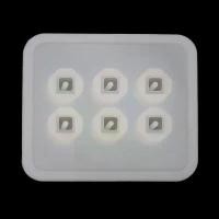 ราคา Heche - แม่พิมพ์อีพอกซีเรซินซิลิโคน เจียรหลังเบี้ย พลอย จี้ ต่างหู หล่อเครื่องประดับ (1729884033010010992)