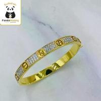 ราคา กำไลทองเพชร ทอง 18K ดีไซน์สุดฮิต (1731612831478940698)