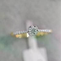 ราคา [DR852] แหวนเม็ดเดี่ยว ประดับบ่าข้างเพชรแท้ ทอง 9K เพชรแท้ เม็ดเดี่ยว 0.16 กะรัต เพชรรวม 0.25 กะรัต 19 เม็ด น้ำหนักทอง 1.42 g. ไซต์พร้อมส่ง #52 เครื่องประดับเพชรแท้ ทองแท้ (1731852079819818214)