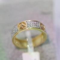 ราคา [DR576] แหวนงานแบรนด์ เพชรแท้ ทอง 9K เพชรแท้รวม 0.43 กะรัต 54 เม็ด น้ำหนักทอง 3.90g. ไซต์พร้อมส่ง #55 (1731851992742528230)