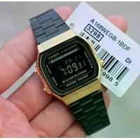 ราคา นาฬิกา Casio รุ่น A168WEGB-1B นาฬิกาดิจิตอล สีดำ/ทอง ของแท้ 100% รับประกันสินค้า 1 ปีเต็ม (ไม่แท้ ยินดีคืนเงิน) (1729603317256849616)