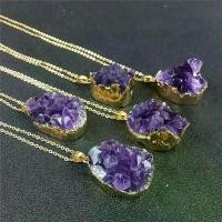ราคา สร้อยคอหินสีม่วง ทอง เหมาะเป็นของขวัญวันแม่ (1730597674500458505)