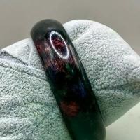 ราคา สร้อยข้อมือหยกสีเขียวเข้ม//dark green jade bangale หยก สีม่วง stone mother (1731861577893775625)