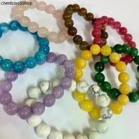 ราคา กำไลหินแท้ หินนำโชค 12มิล มีทุกไซส์ Sale โรสควอซ หยก ฮาวไลต์ บุษราคัม อความารีน ลาเวนเดอร์ (1731623751954039888)