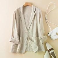 ราคา เสื้อผ้าผู้หญิงอิตาลี, การค้าต่างประเทศ, คำสั่งดั้งเดิม, ป้ายตัดที่ชัดเจน, วัสดุผ้าฝ้ายและผ้าลินิน, เสื้อสูท, ทรงหลวม, สไตล์ลำลอง, แขนยาว, เสื้อสูท ชุด นิว หยก เสื้อ เหลือง ก (1732316903439566991)