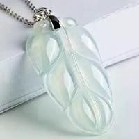 ราคา จี้หยก, หยกฟอร์จูนน้ำแข็งธรรมชาติ, หยก Chalcedony, หยกสีใบไม้, จี้หยกต้นไม้, ฝังทองแข็ง 3 มิติ (1731935535387084399)