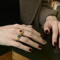 ราคา แหวน Chalcedony มรกต ทันสมัย ราคาไม่แพง หรูหรา เพชรเต็ม ประกายเลือดทับทิม อัญมณีสีแดง แหวนโมรา แหวนผู้หญิง หรูหราและสง่างาม แหวน หยก สร้อย ตา แมว แห่ง โชคลาภ แหวน ปรับ ได้ ตาม ขนาด นิ้ว (1731860554689