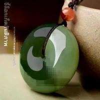 ราคา จี้หยกเทียม, หัวเข็มขัดสันติภาพหยกขาว, สร้อยคอไหมทอง, สำหรับผู้ชายและผู้หญิง, จี้หล่น, จี้หยกเทียม, สินค้า จี้ หยก protection charm (1732005921956792567)