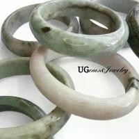 ราคา กำไลหยกทรงท้องปลิง กำไลข้อมือหยก หยกแท้ กำไลหยกกำไลหยก หยก100% (1731685740320491255)