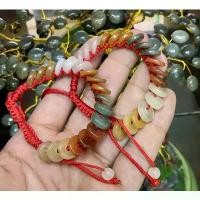 ราคา สวัสดิการสด หยก ข้อมือหยก 5 สี แบบเชือกถักสีแดง (1731590424596284646)