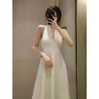 ราคา เดรสสีขาว ชุดออกงาน ชุดไปคาเฟ่ ชุดไปทะเล เดรสสีขาวยาว ชุดราตรี ชุดทํางานผู้หญิง กระโปรงทรงเอ ราตรี แบรนด์ gl โอปอล (1732277605411752846)