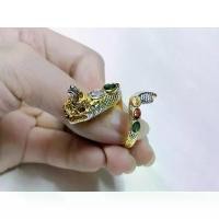 ราคา แหวนพญานาค มรกต พลอยแดงสยาม แหวนบลูแซฟไฟร์ แหวนใส่ออกงาน แหวนประจำวันเกิด แหวนรับทรัพย์ แหวนมรกตทองคำขาว แฟชั่น ความประณีต ระดับพรีเมี่ยม (1731462873209997363)