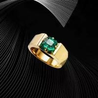 ราคา แหวนไพลิน ทอง 18K สำหรับผู้หญิงและผู้ชาย มรกต ออกแบบฟรี เครื่องประดับอีคอมเมิร์ซข้ามพรมแดน ขายส่ง (1732107004941011774)