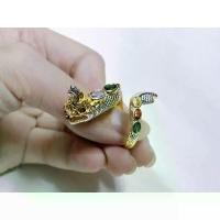 ราคา [จัดส่งทันที] แหวนพญานาค มรกต พลอยแดงสยาม แหวนบลูแซฟไฟร์ แหวนใส่ออกงาน แหวนประจำวันเกิด แหวนรับทรัพย์ แหวนมรกตทองคำขาว (1732324726036203650)