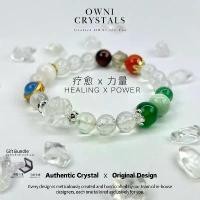 ราคา สร้อยข้อมือคริสตัลพลังงานบำบัด, ควอตซ์ใส, เมจิกสีเขียว, ควอตซ์สตรอเบอร์รี่สีเขียว, อาเกตอาเกต, โกเมน, ควอตซ์ควัน, หิน ยิปซั่ม, เสน่ห์ธรรมชาติ, กำไลข้อมือ, สำหรับผู้หญิง, OwniCrystals (1731397716650919