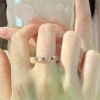 ราคา แหวนพลอยทัวร์มาลีนธรรมชาติ ของแท้, (TB087-C) แหวน บุษราคัม นําโชค galaxy ring (1731727247061714746)