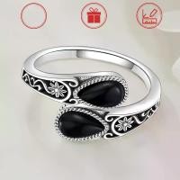 ราคา แหวนผู้หญิง นิล เงินแท้ S925 แพ้ง่าย ปราศจากนิกเกิล สไตล์วินเทจวิคตอเรียน เครื่องประดับนิ้วหัวแม่มือปรับได้ เหมาะสำหรับวันแห่งความรัก วันแม่ ชุดลำลอง ปาร์ตี้ และของขวัญวันหยุด มา (1731840243844548462)