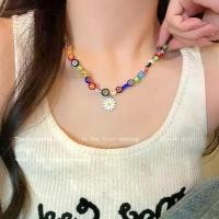 ราคา สร้อยคอจี้ดอกไม้ Dopamine สำหรับผู้หญิง ดีไซน์เฉพาะใหม่ เครื่องประดับระดับไฮเอนด์และอเนกประสงค์ แฟชั่น สร้อยคอ นิล แท้จาก เมืองกาญจน์ ปลิง สร้อย ลูกปัด (1731778310182176145)