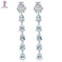 ราคา ต่างหู Aquamarine, พลอยสีฟ้าธรรมชาติ, 6.2 กะรัต, พลอยสีฟ้าอ่อนแท้, การออกแบบเครื่องประดับชั้นดีที่สวยงาม, สำหรับผู้หญิง, เงินสเตอร์ลิงแข็ง (1732117531383139026)