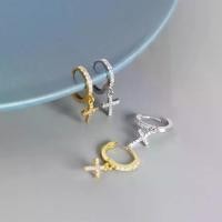 ราคา Suwan.na.shop ต่างหู ต่างหูห่วง ห่วงไม้กางเขนlพชs (1731316040809547651)