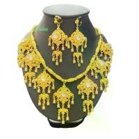 ราคา ชุดไทยสร้อยชุดต่างหู สร้อยคอ เพชรโบราณคลิปต่างหู ต่างหูหนีบ พร้อมส่ง (1730202979093022821)