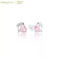 ราคา Louis Montini (Jewelry) ต่างหูเงินแท้ 92.5% ต่างหูเพชร รูปปลาโลมา LJER144 (1731512198018402426)