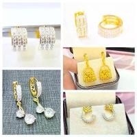 ราคา ต่างหูทอง 1สลึง ต่างหูเพชร ต่างหูเพชร Swiss งานพรีเมี่ยม มีใบรับประกัน1ปี (1731885304267245057)