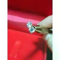 ราคา ต่างหูทอง18K ต่างหูเพชรโมอีสแท้ น้ำ100 งานจิวแวลรี่ (1731625031101548000)