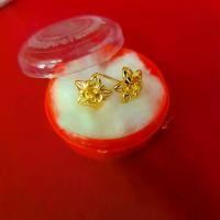 ราคา จัดส่งในกรุงเทพฯ ต่างหูทอง ต่างหู ต่างหูดาว ชุบด้วยเศษทอง เคลือบแก้ว เศษทอง Yaowarat ชุบทอง 100% งานฝีมือจากช่างเทคนิค Yaowarat ตลับทองฟรี (1732195051846338703)