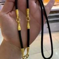 ราคา สร้อยคอเชือกร่ม 3 ห่วง สร้อย คอแฟชั่น (1729567866910641141)