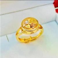 ราคา แหวนแชกง แหวนกังหันนำโชค แหวนกังหันแท้ กังหันแชกงหมิวใบพัดสามสี สามกษัตริย์ ใบพัดหมุนได้จริง งานชุบทอง R475 หุ้ม สร้อย คอทอง ไมครอน โหลสุ่ม เครื่องประดับ (1731494486248294341)