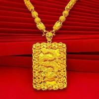 ราคา สร้อยคอหัวมังกร ชุบทอง ปี 2024 สำหรับผู้ชาย ชุดจี้มังกรกลวง สีทองและสีทราย เครื่องประดับกระดูกมังกร เหรียญทอง ทอง ไม่ลอก ไม่ดําจํานํา ไม่ได้ สร้อย วินเทจ (1731346196645054328)