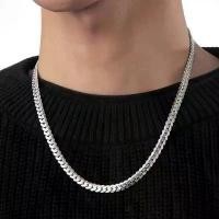 ราคา สร้อยคอโซ่คิวบา ลายนูน โซ่งูแบน โซ่เสื้อกันหนาว สร้อย ราง เพื่อ โชคลาภ และ ความ เจริญ โอน โชค ใหม่ (1731827290867860912)