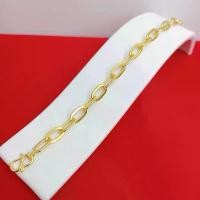 ราคา ทองปลอมเหมือนแท้ สร้อยข้อมือ น้ำหนัก 2สลึง งานชุบเศษทองเยาวราช (1731955162252870827)