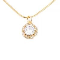 ราคา jewelry สร้อยคอทองคำ 18K สร้อยคอผู้หญิงลูกปัดใหญ่สีขาวเงา 394n (1731919504065135643)