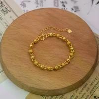 ราคา สร้อยข้อมือทองคำ เหมือนแท้ที่สุด ไม่ลอกไม่ดำ โดนน้ำได้ หนัก1บาท แถมฟรีตะขอสำรอง ถุงผ้ากำมะหยี่ เหมือนซื้อออกจากร้านทอง ทองไมครอน ทองโคลนนิ่ง ปราณีตโดยช่างทองแท้ ประสบการณ์กว่า 20 (1731872871184697722)