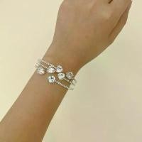 ราคา สร้อยข้อมือเพชร ฝังพลอยเทียม สไตล์เกาหลี เปิดเครื่องประดับ ทันสมัย เหมาะสำหรับเจ้าสาว (1732070992363162258)