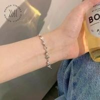 ราคา COD พร้อมส่ง สร้อยข้อมือเงินแท้ Sweet Love กำไลเพชร Moissanite กําไลข้อมือผู้หญิง กำไลข้อมือเงินแท้ สร้อยข้อมือเพชร (1731925870536591335)