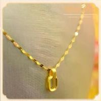 ราคา สร้อยคออิตาลี ทองครึ่งสลึง สร้อยคอกึ่งริมฝีปากสำหรับผู้หญิง ของขวัญในอุดมคติ (1730299230269836057)