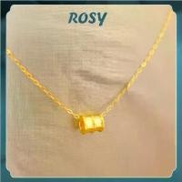 ราคา สร้อยคออิตาลี ชุบทอง 18K (Au750) สร้อยคอม้านไม้ไผ่ของแท้ 99.99% น้ำหนัก 0.1 กรัม สำหรับผู้หญิง เหมาะสำหรับเป็นของขวัญ (1730781783899998921)