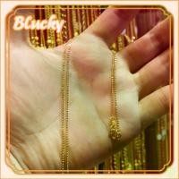 ราคา สร้อยคออิตาลี ชุบทองครึ่งทอง (Au750) สร้อยคอลูกปัด สำหรับผู้หญิง ของขวัญ 18K (1730969331180669518)