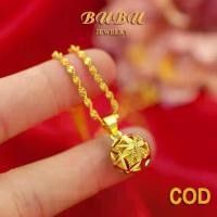 ราคา สร้อยคออิตาลี จี้ดอกไม้วิลโลว์ ชุบทอง 18k น้ำหนัก 1.2-1.3 กรัม ยาว 45 ซม. ดีไซน์หนึ่งชุด คุ้มกว่า (1731448458838969056)