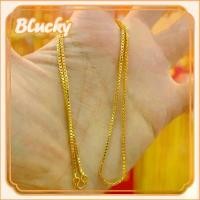 ราคา สร้อยคออิตาลี ชุบทอง 18K (Au750) สร้อยคอครึ่งทอง กล่องชุบทอง สำหรับผู้หญิงและผู้ชาย เหมาะเป็นของขวัญ (1731199263657855566)