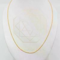 ราคา สร้อยคออิตาลี 0.7g 18k ลายเกลียว ออกใบรับประกัน (1730374306711636487)